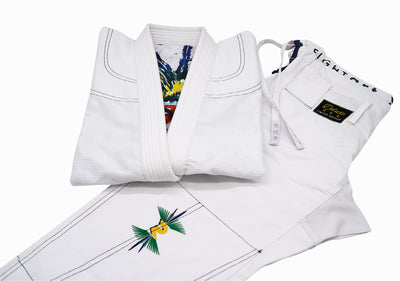 BJJ Competition Kimono - Luta Model - White Limited Edition (Gano)