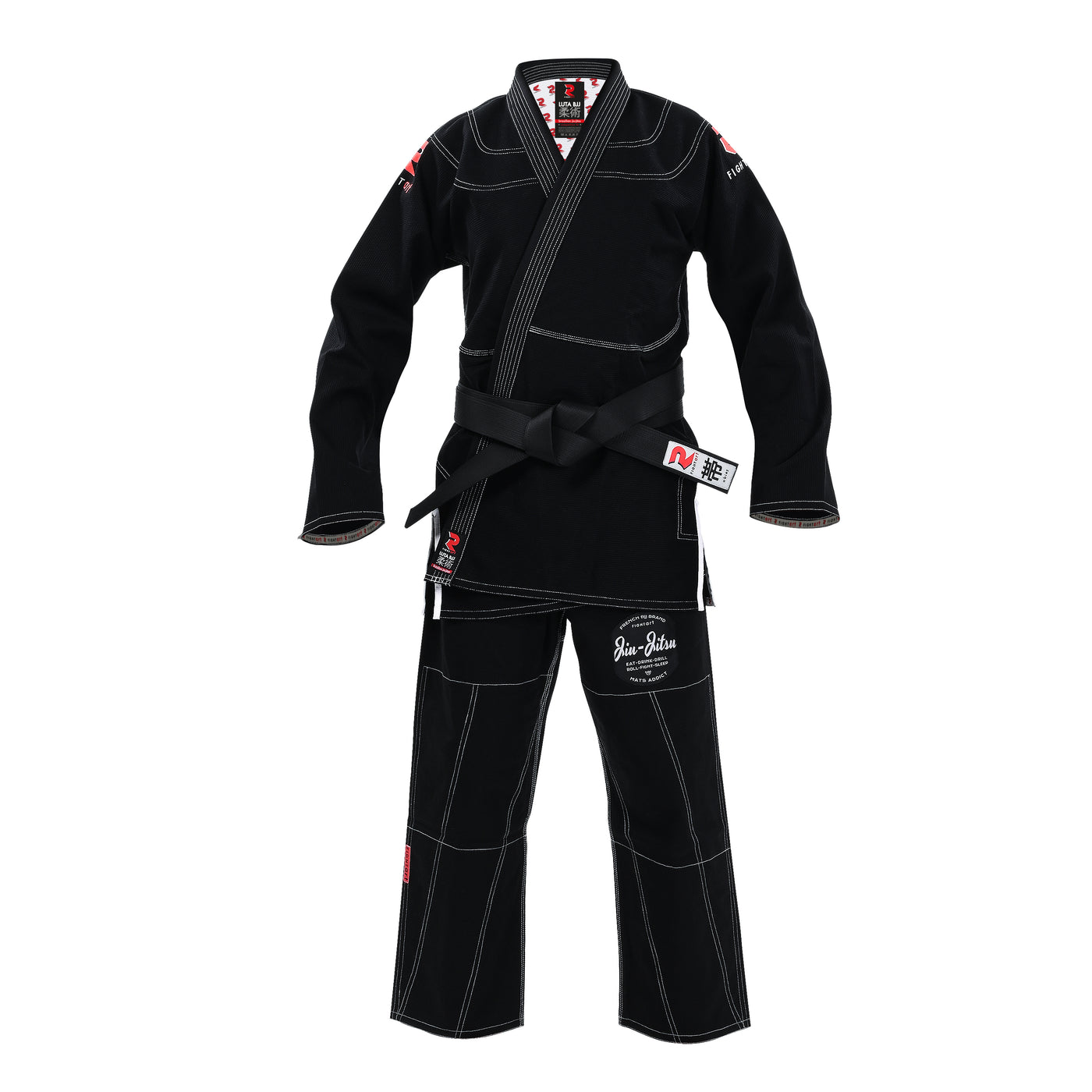 BJJ Competition Kimono - Luta Model - Black